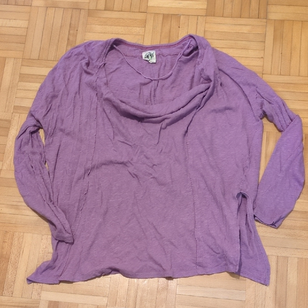 FP Beach Lavender Long Sleeve Top